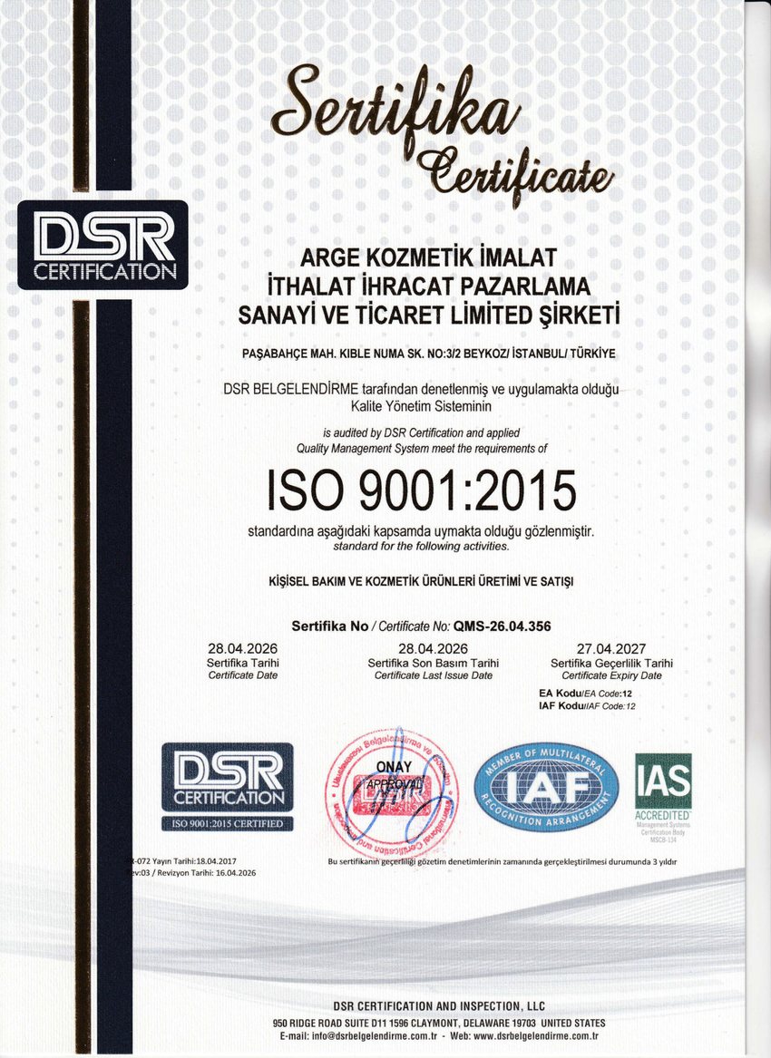 ISO 9001:2015 — Quality Management System